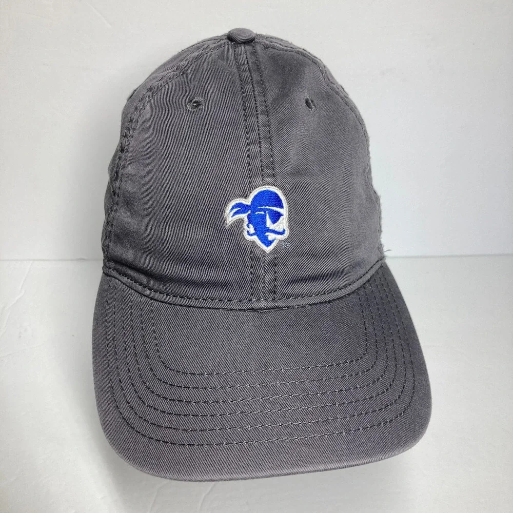 Seton Hall‎ University Pirates Cap Hat Gray Adult Adjustable Strapback Legacy
